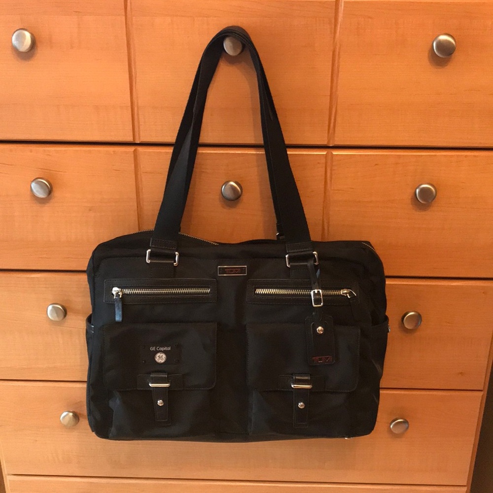 {tumi} tote bag